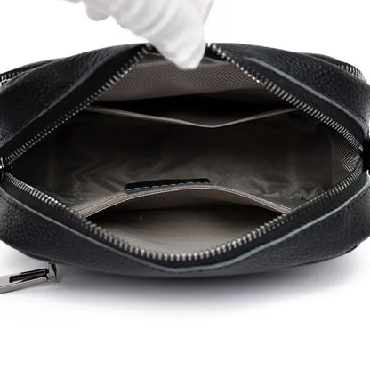 Zara | Refined Leather Shoulder Bag