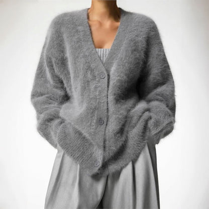 Eliza - Comfortable Fur Cardigan
