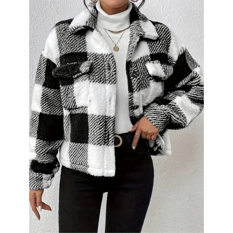 Cozy Plaided Jacket