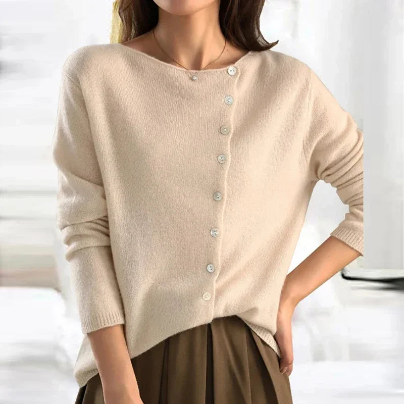 Lyvianne | Elegant Button Sweater