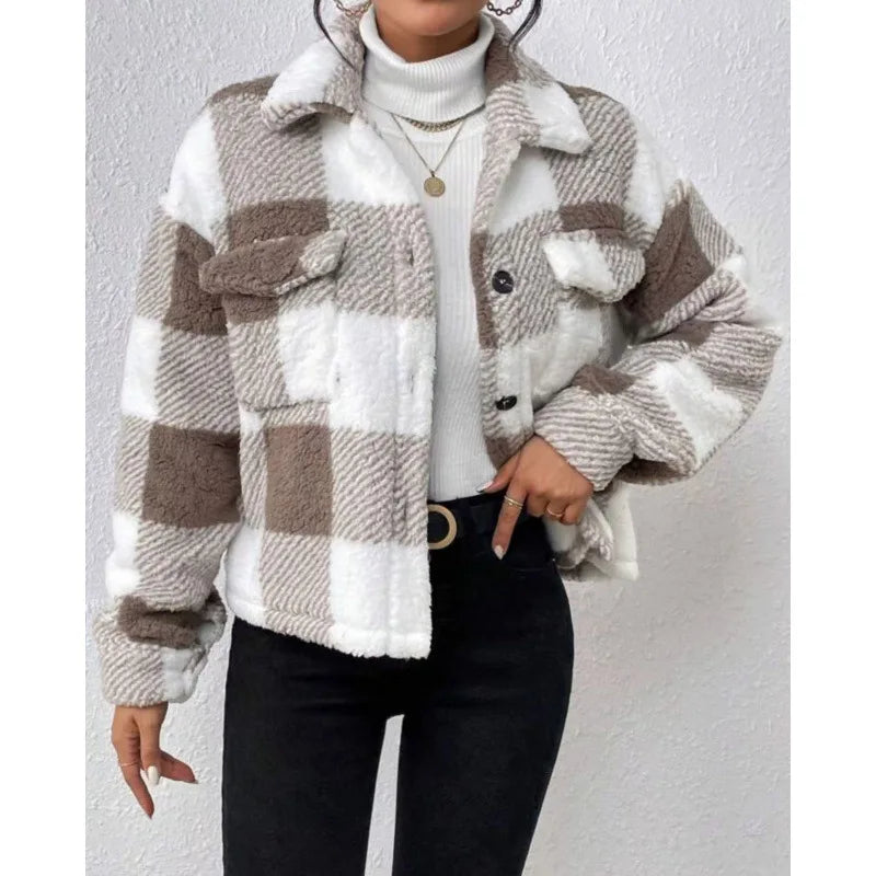 Cozy Plaided Jacket