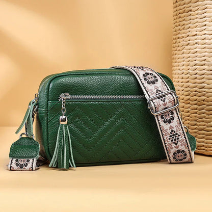 Bianca | Refined Leather Shoulder Bag