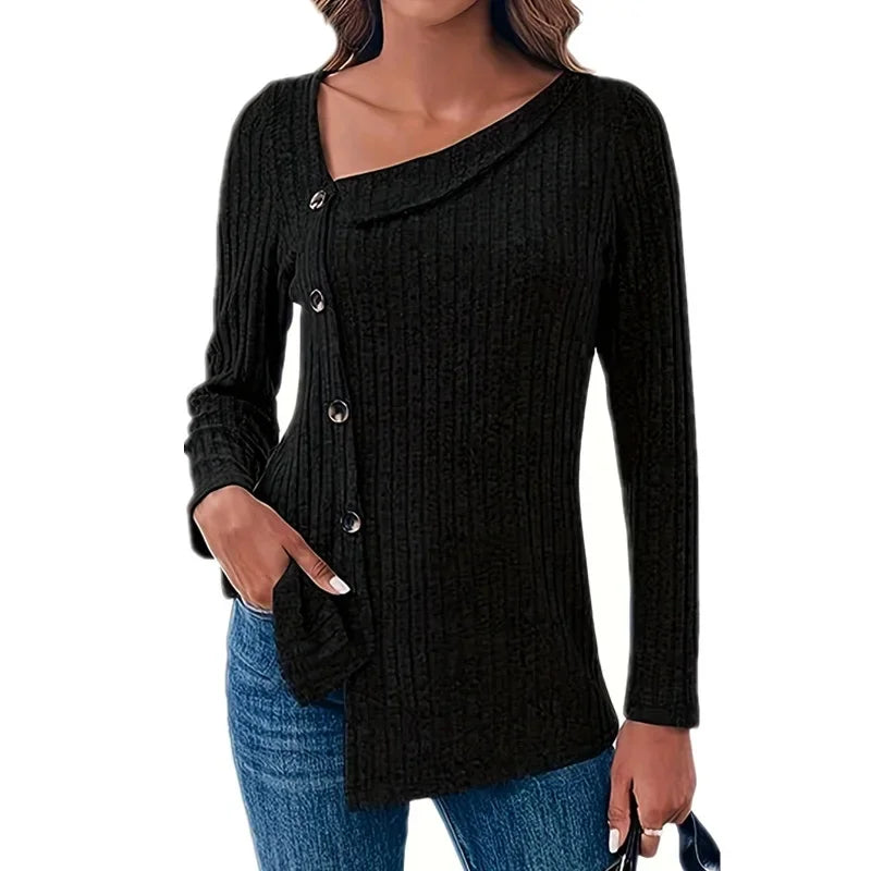 Beeckhoven ™ | Striped Autumn Women's Top