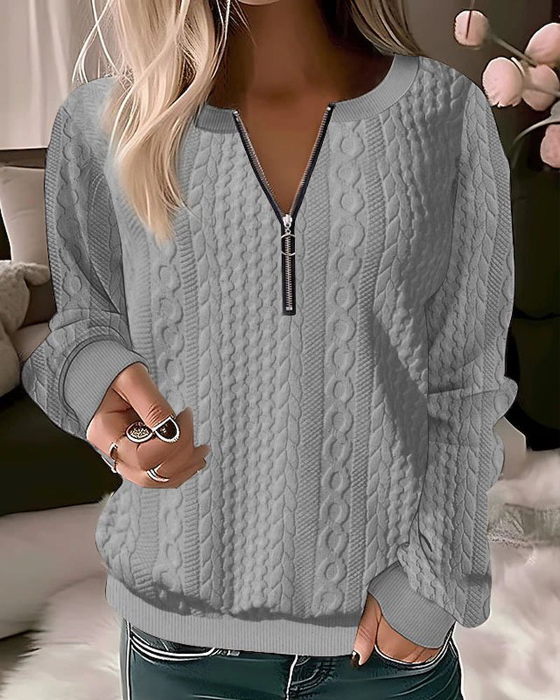Aurora™ l Luxe Zipper Sweater