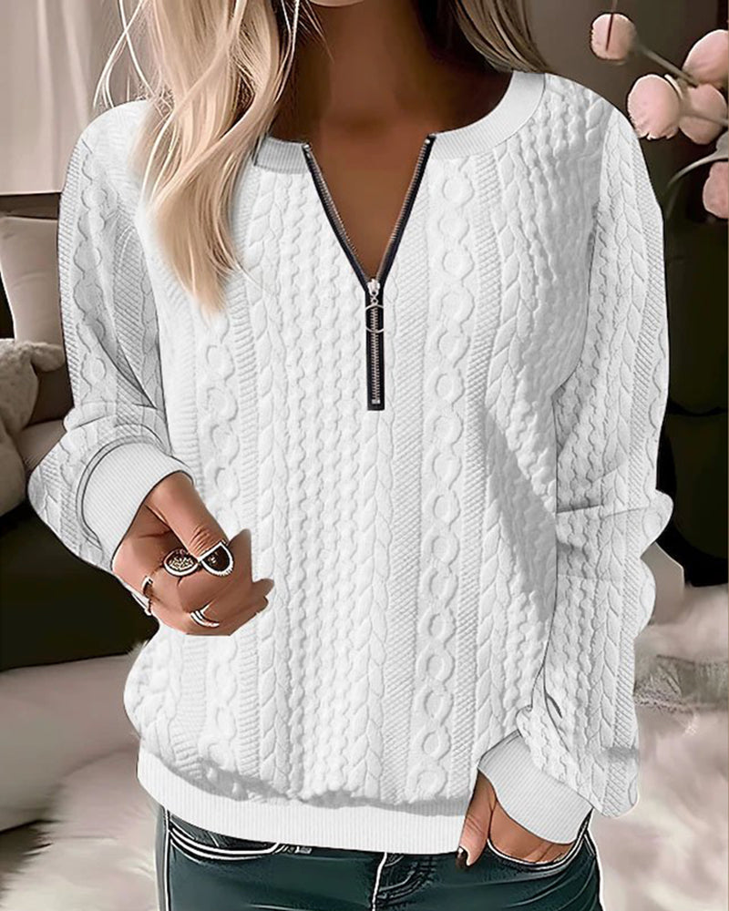 Aurora™ l Luxe Zipper Sweater