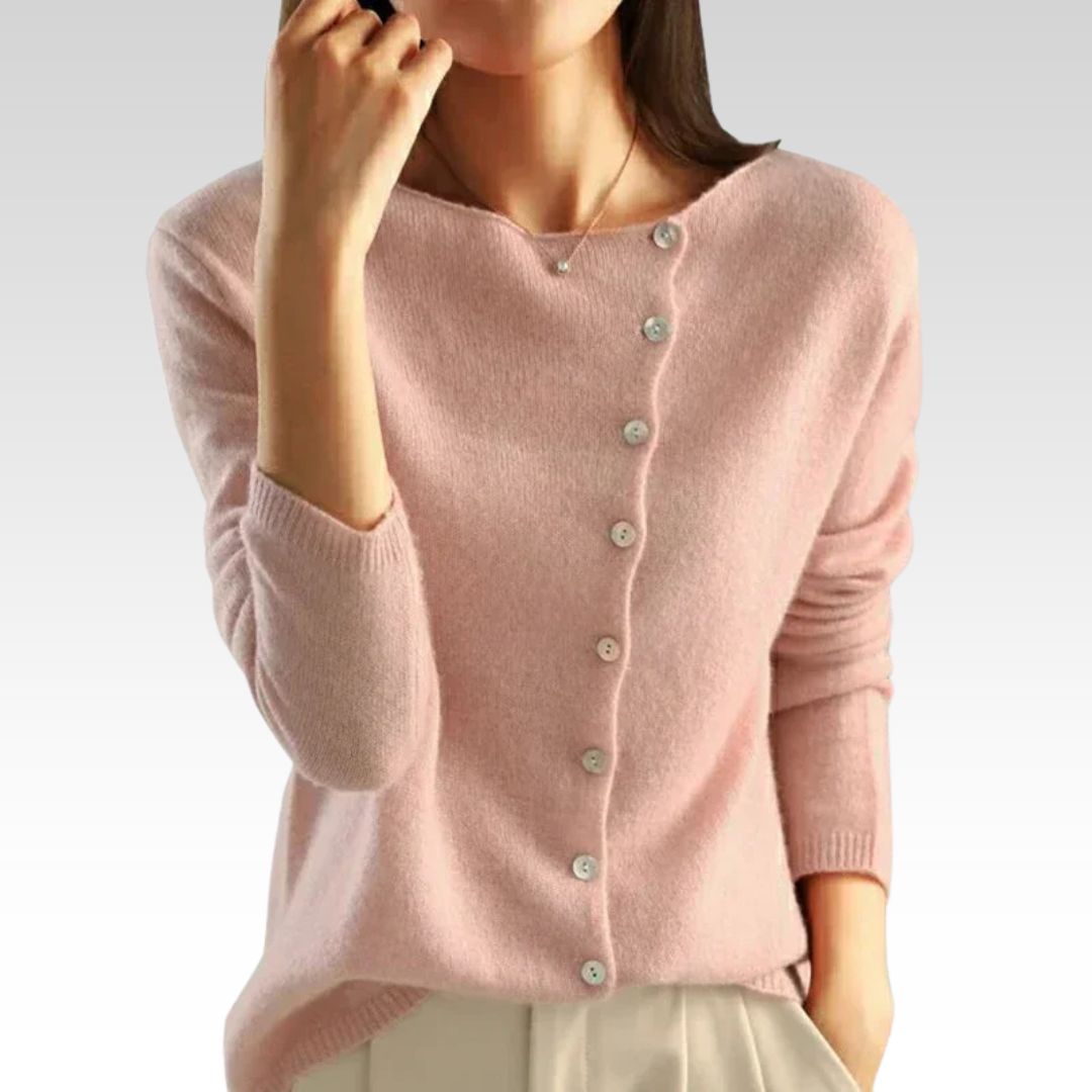 Lyvianne | Elegant Button Sweater