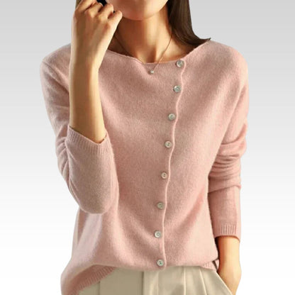 Lyvianne | Elegant Button Sweater