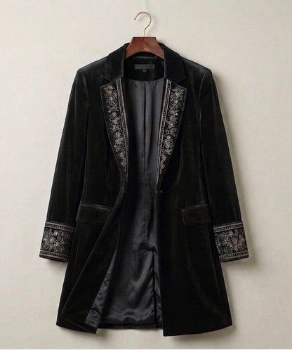 Elise™ | Velvet Statement Blazer