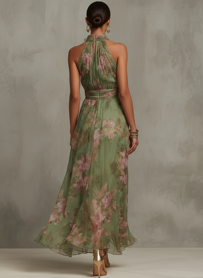 Vesper™ | Botanical Elegance Maxi Dress