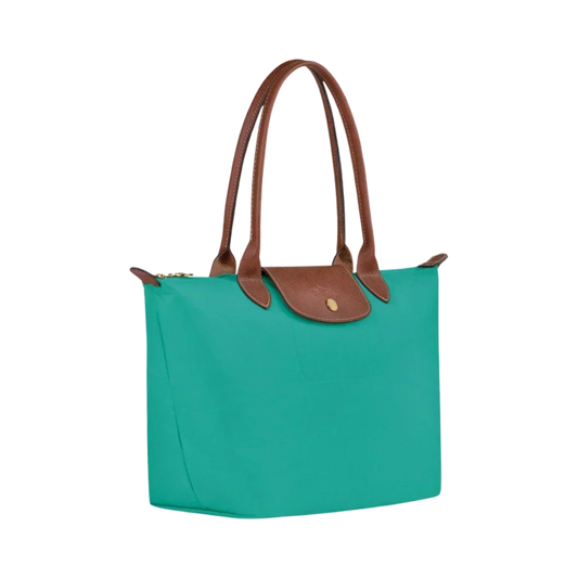 Élodie | Foldable Large Tote, Turquoise