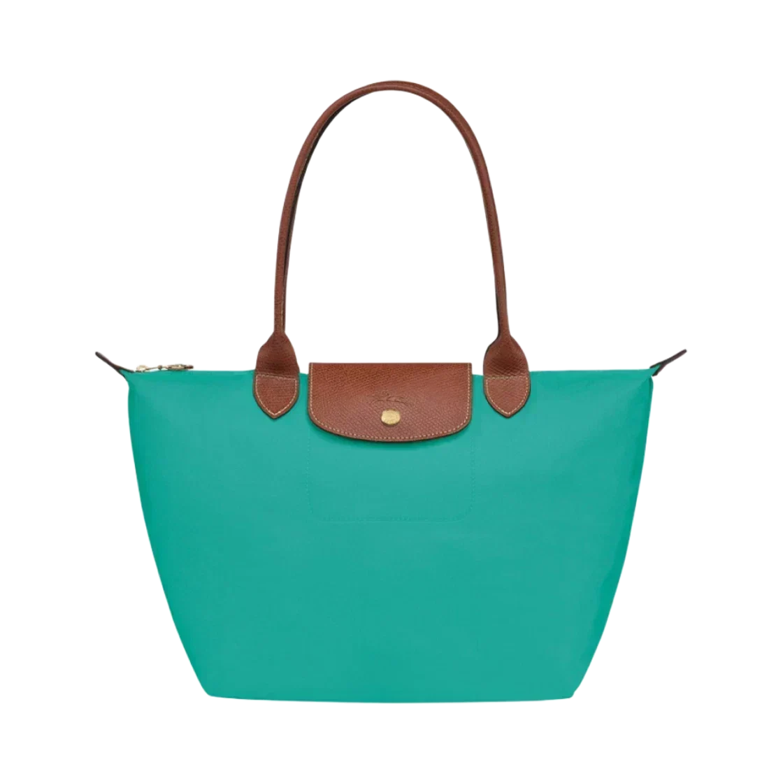 Le Pliage Tote Large, Turquoise