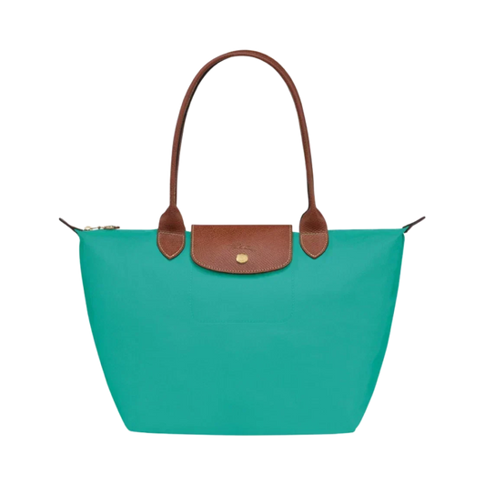 Le Pliage Tote Large, Turquoise