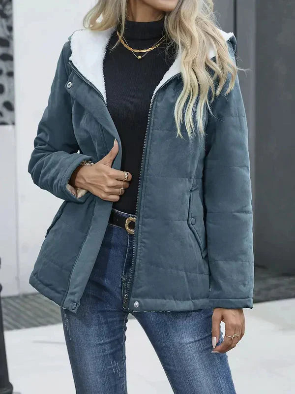 Brit & Boho™ | Riley Sleeveless Hooded Coat