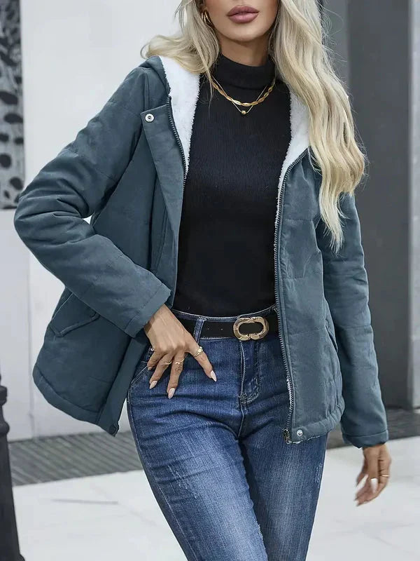 Brit & Boho™ | Riley Sleeveless Hooded Coat