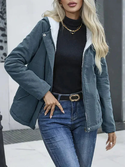 Brit & Boho™ | Riley Sleeveless Hooded Coat