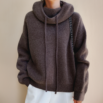 Lotte - Cowl Neck Hoodie