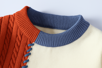 FRESH LABEL | Arty Patch Sweater