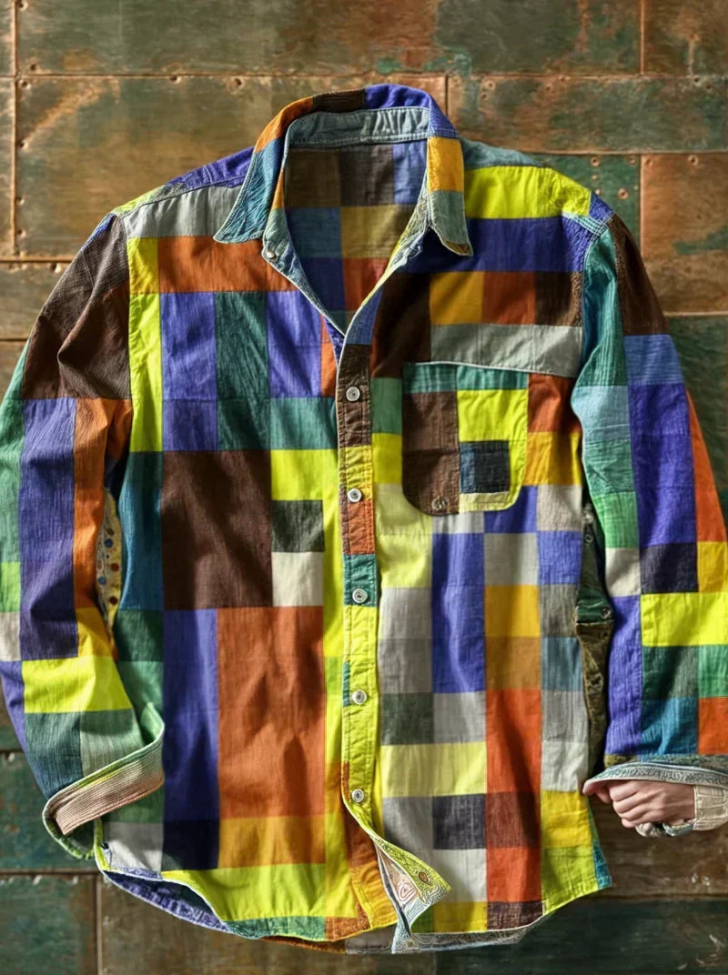 The Russel™ — Patchwork Statement Shirt