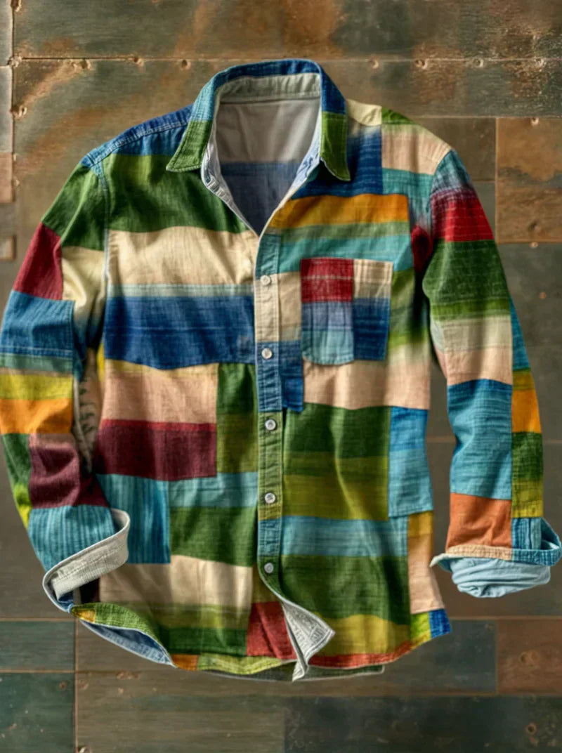 Signature mosaic shirt