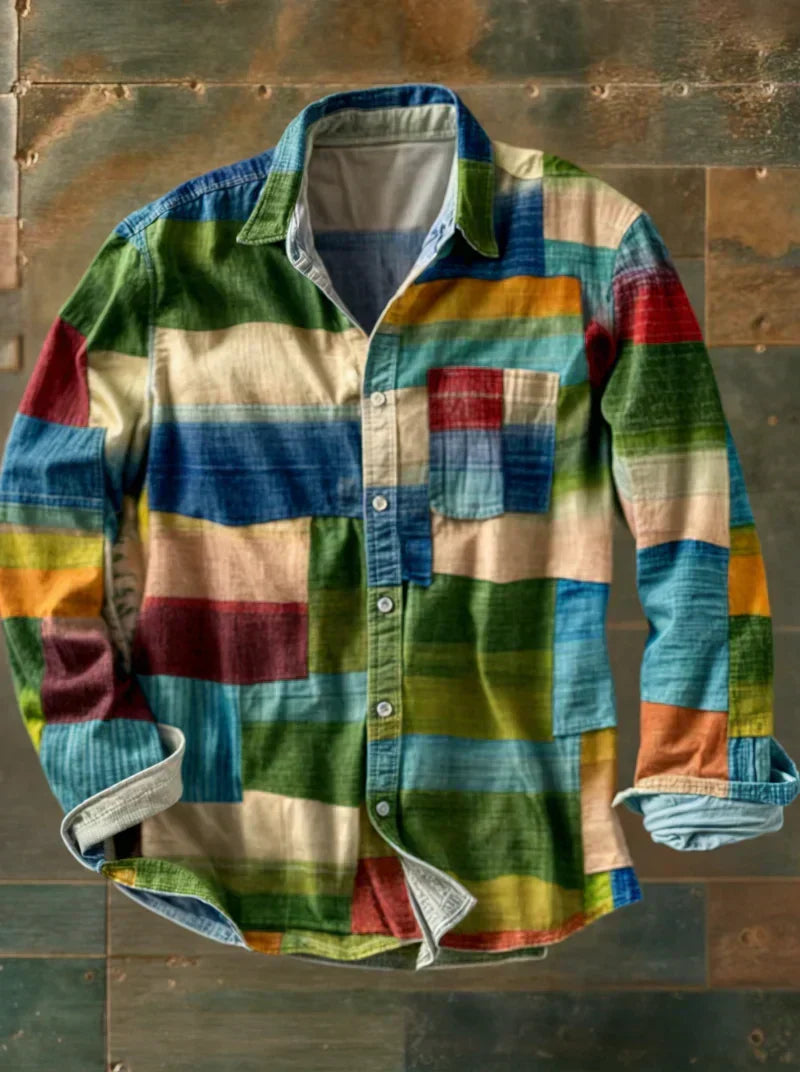 The Russel™ — Patchwork Statement Shirt