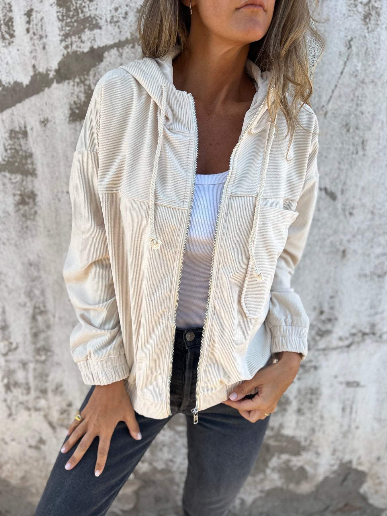 Ariellee™ - Casual Hoodie Jacket with Zipper