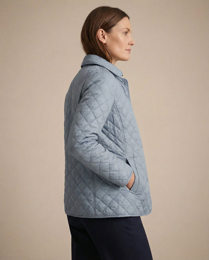 Quilted Button Up Jacket