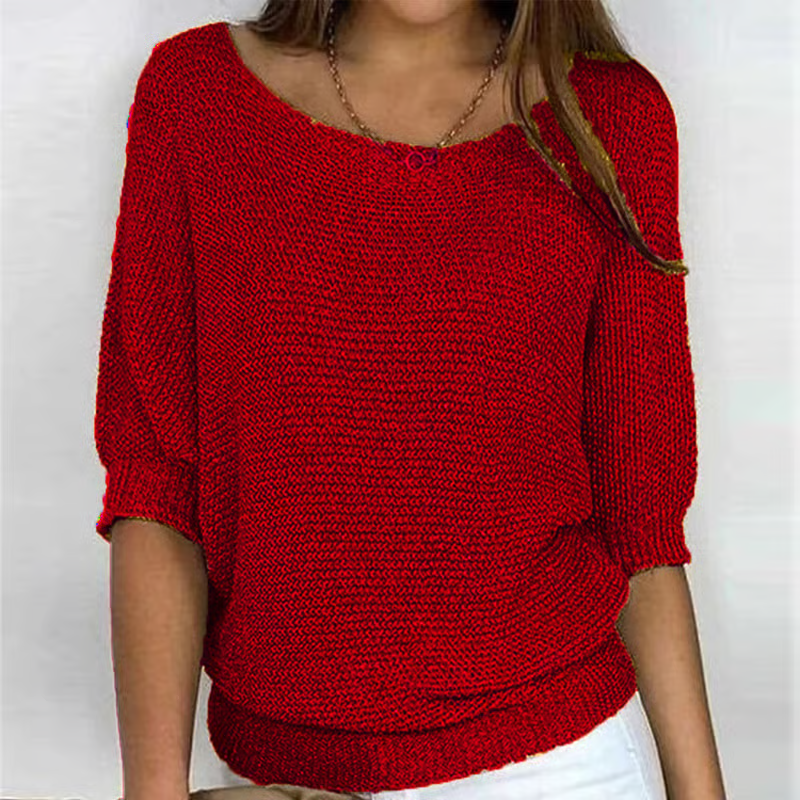Kyla | Light Summer Sweater with 3/4 Sleeves – Comfort & Casual Elegance