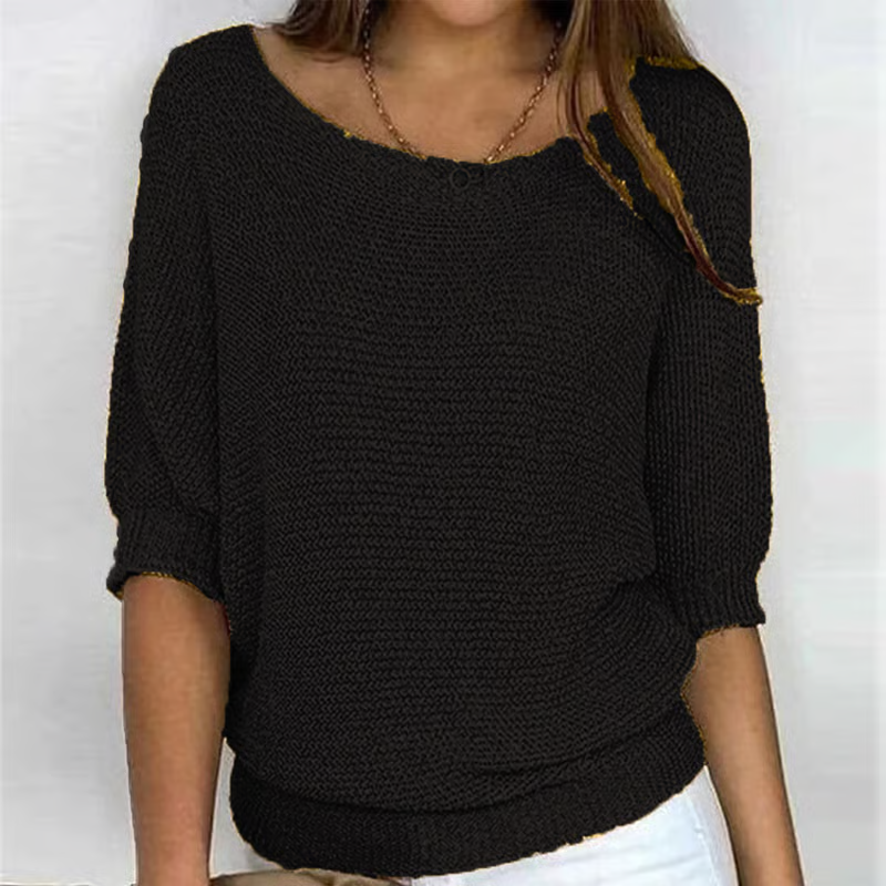 Kyla | Light Summer Sweater with 3/4 Sleeves – Comfort & Casual Elegance