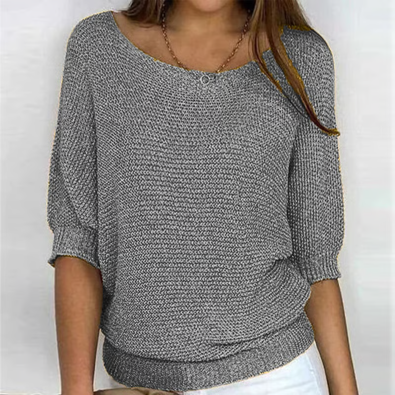Kyla | Light Summer Sweater with 3/4 Sleeves – Comfort & Casual Elegance