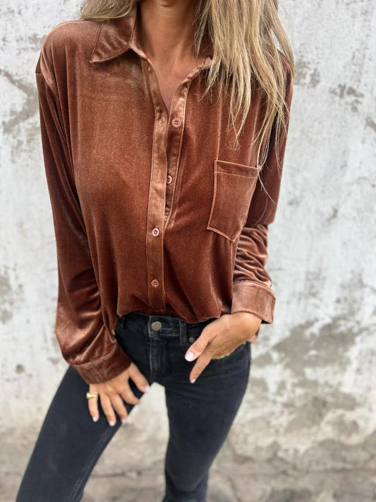 Juliette™ | Velvet Shirt