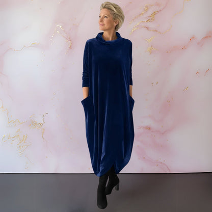 Leona™ | Soft Velvet Maxi Dress