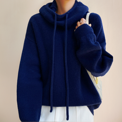 Lotte - Cowl Neck Hoodie