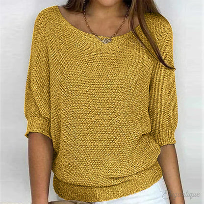 Georgia - Relaxed Knit Top